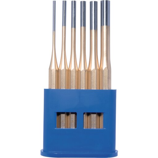 Werkzeug-Satz in PVC-Halter, Werkzeugsatz PVC-Halter, Werkzeug-Satz Meißel, Werkzeug-Satz Meissel, Splintentreiber-Satz, Splintentreibersatz